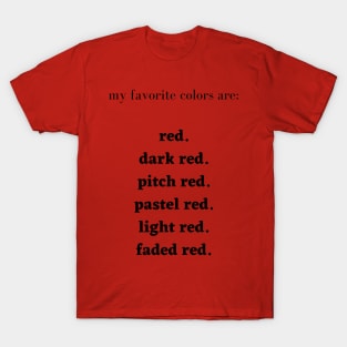 Red lover T-Shirt